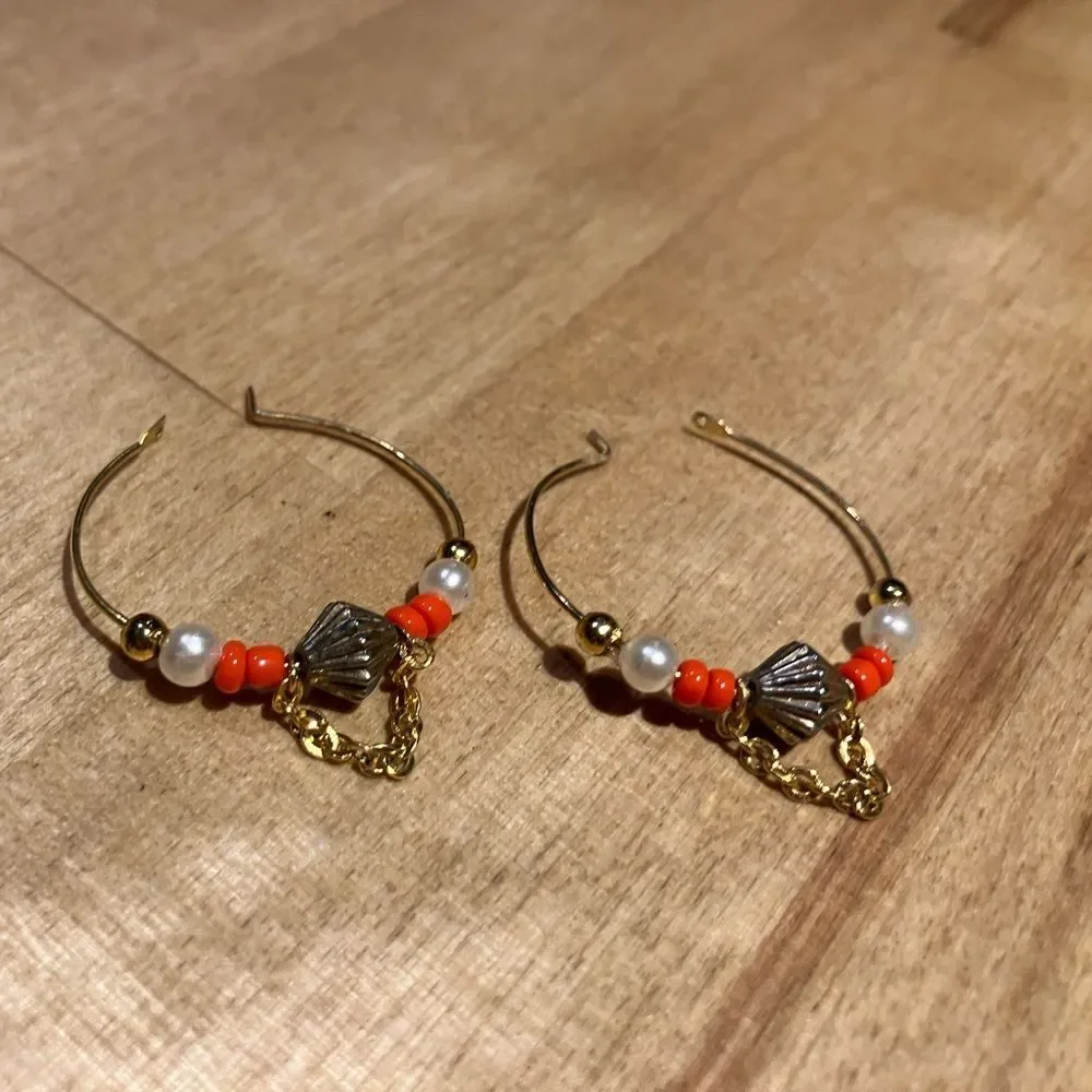 Lot of five pairs of earrings, individual photos included - Picture 2 of 5